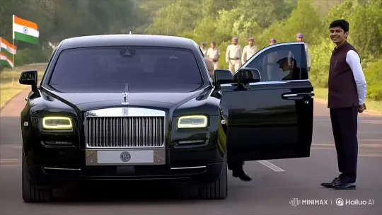 Indian PM Modi Greets Young Man on Wide Road – AI Generated Video | Hailuo AI