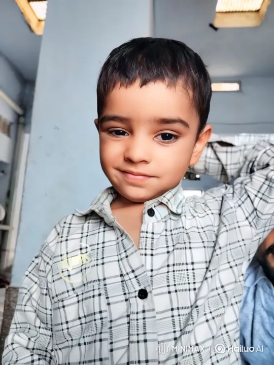 Young Boy Admires New Black Sedan in Driveway – AI Generated Video | Hailuo AI