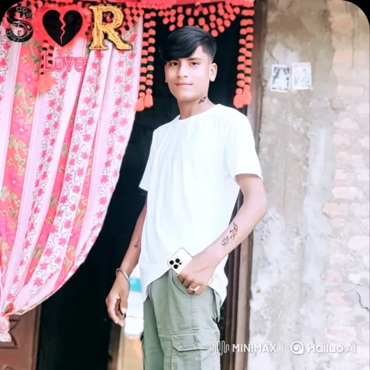 Young Man in Doorway Observes Car Arrival – AI Generated Video | Hailuo AI