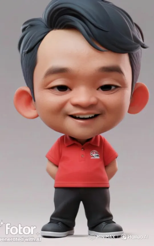 Animated Character Expresses Joy and Affection – AI Generated Video | Hailuo AI