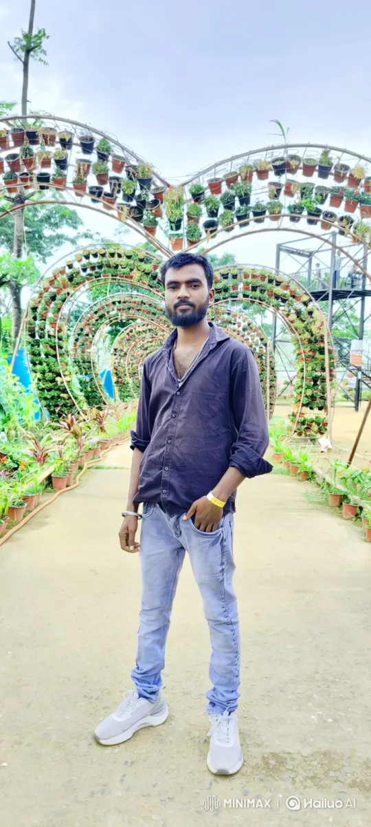 Digital Transformation of Garden to Political Scene with Handshake – AI Generated Video | Hailuo AI