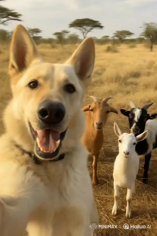 Goats and Shepherd: A Hyper-Realistic Adventure on Saint Simon's Island – AI Generated Video | Hailuo AI