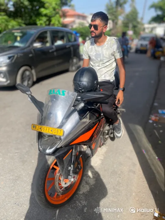 Young Man Meets Prime Minister Modi on Motorcycle – AI Generated Video | Hailuo AI