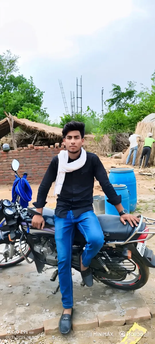Young Man on Motorcycle Meets Narendra Modi – AI Generated Video | Hailuo AI
