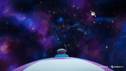 Space Traveler Interviews Zero-Gravity Vada Chef – AI Generated Video | Hailuo AI
