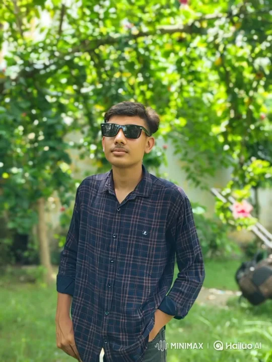 Young Couple Shares a Moment in a Garden – AI Generated Video | Hailuo AI