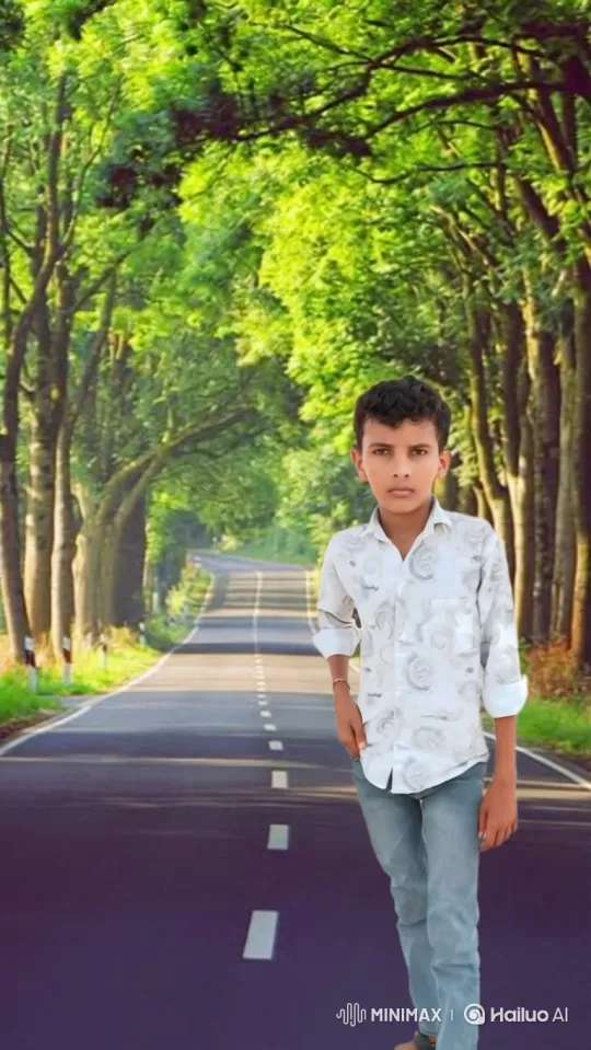 Young Man Meets Narendra Modi on Forest Road – AI Generated Video | Hailuo AI