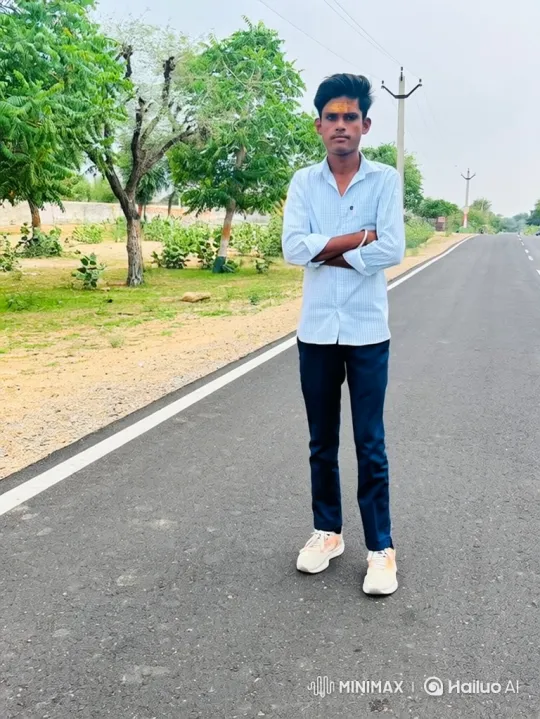 Young Man Meets Elderly Figure Amidst Rural Scenery – AI Generated Video | Hailuo AI