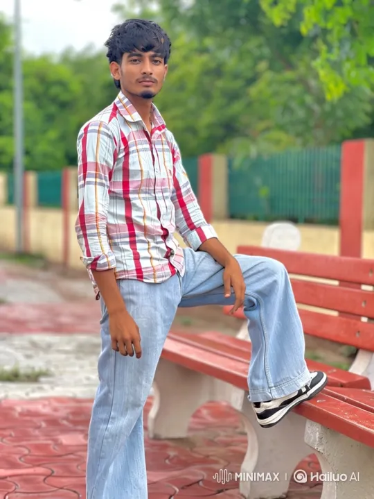 Young Man in Park: A Study in Calmness and Focus – AI Generated Video | Hailuo AI
