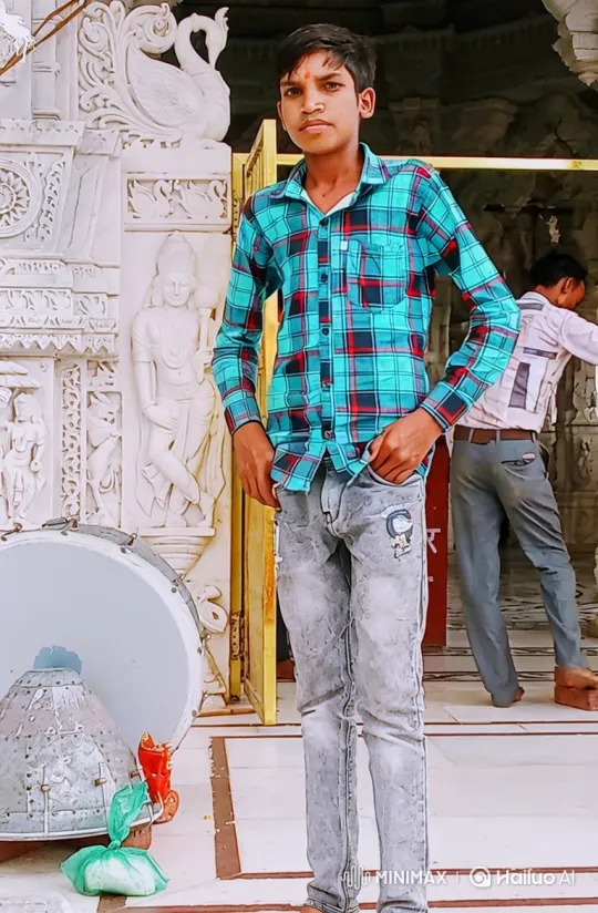 Young Man Meets Narendra Modi in Temple Setting – AI Generated Video | Hailuo AI
