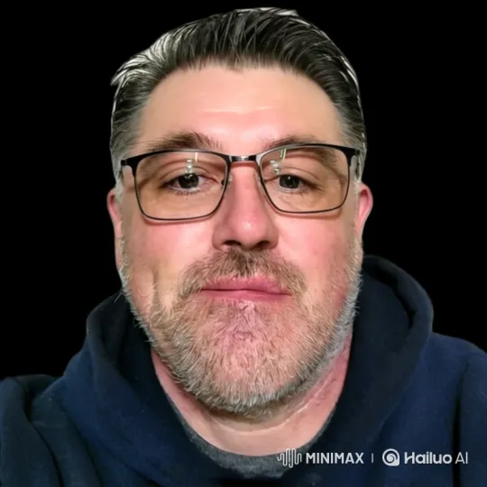 Middle-aged Man Expresses Profound Sorrow in Silent Tears – AI Generated Video | Hailuo AI
