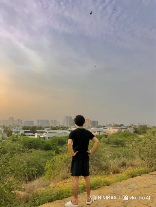 From Hilltop to Earth's Orbit: A Visual Journey – AI Generated Video | Hailuo AI