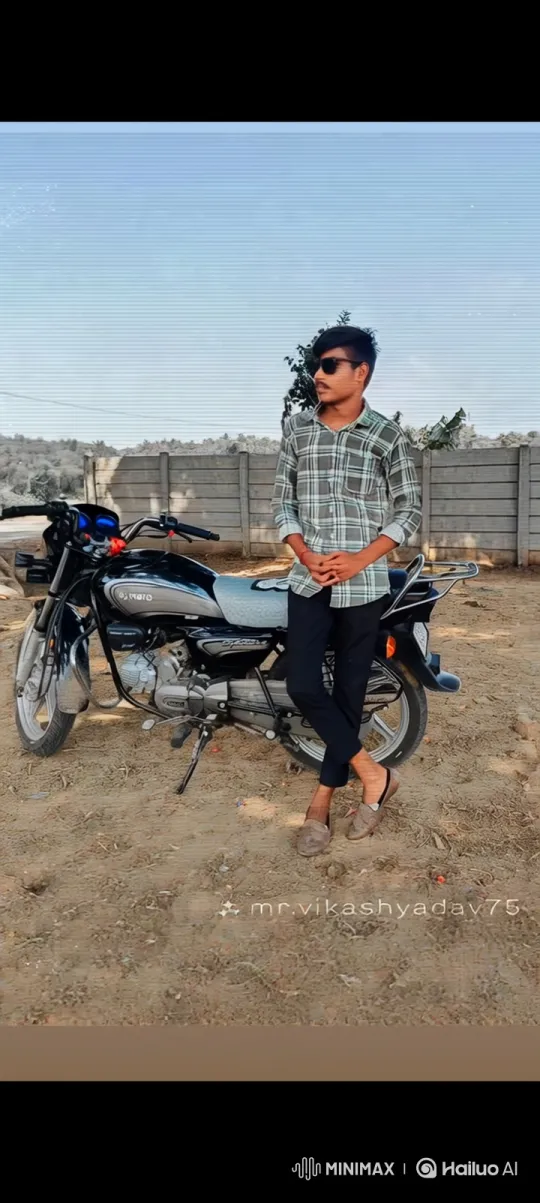 Young Man Boards Car, Leaving Motorcycle Behind – AI Generated Video | Hailuo AI