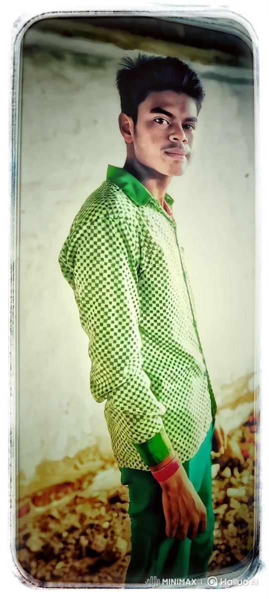 Young Man Transforms Pose and Smile in Vintage Video – AI Generated Video | Hailuo AI