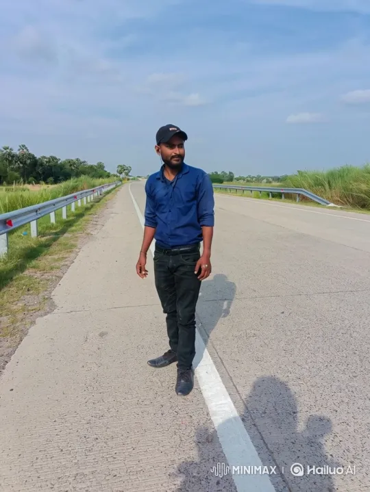 Narendra Modi meets man on rural road, shakes hands. – AI Generated Video | Hailuo AI
