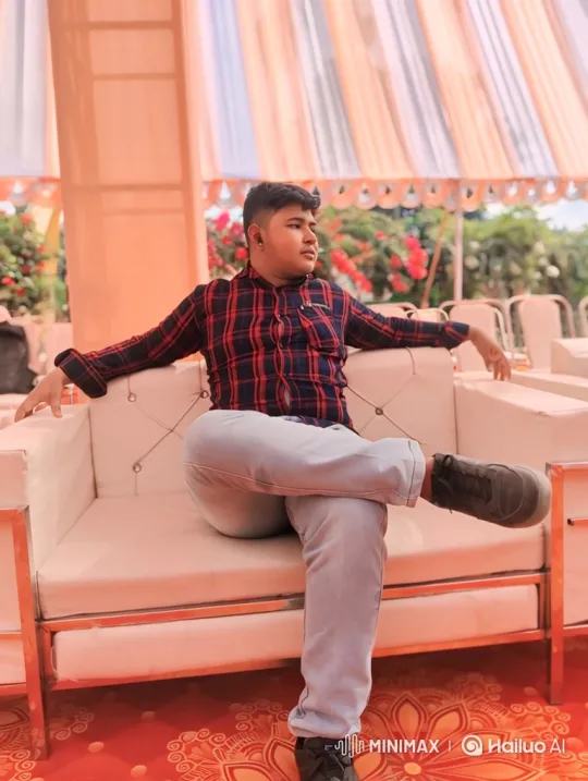 Young Couple Relaxing on Couch in Elegant Outdoor Setting – AI Generated Video | Hailuo AI