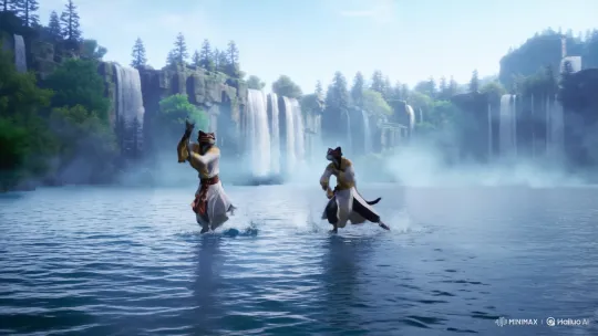 Anthropomorphic Cats in Epic Martial Arts Battle – AI Generated Video | Hailuo AI