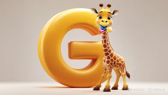 Animated Giraffe with Playful Movements – AI Generated Video | Hailuo AI