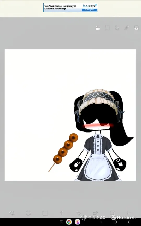 Cartoon Character Enjoying Dumplings in Maid Outfit – AI Generated Video | Hailuo AI
