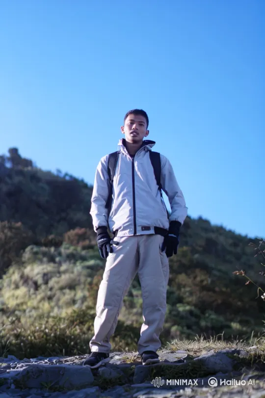 Journey from Mountain to Planet: A Cinematic Zoom-Out – AI Generated Video | Hailuo AI
