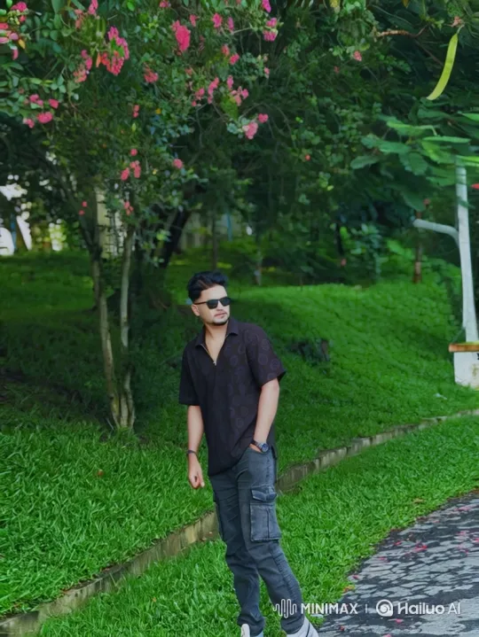 Young Couple Shares a Quiet Moment in a Golden-Hour Park – AI Generated Video | Hailuo AI