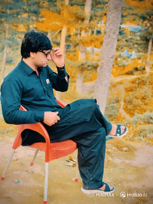 Contemplative Man in Serene Forest Setting – AI Generated Video | Hailuo AI