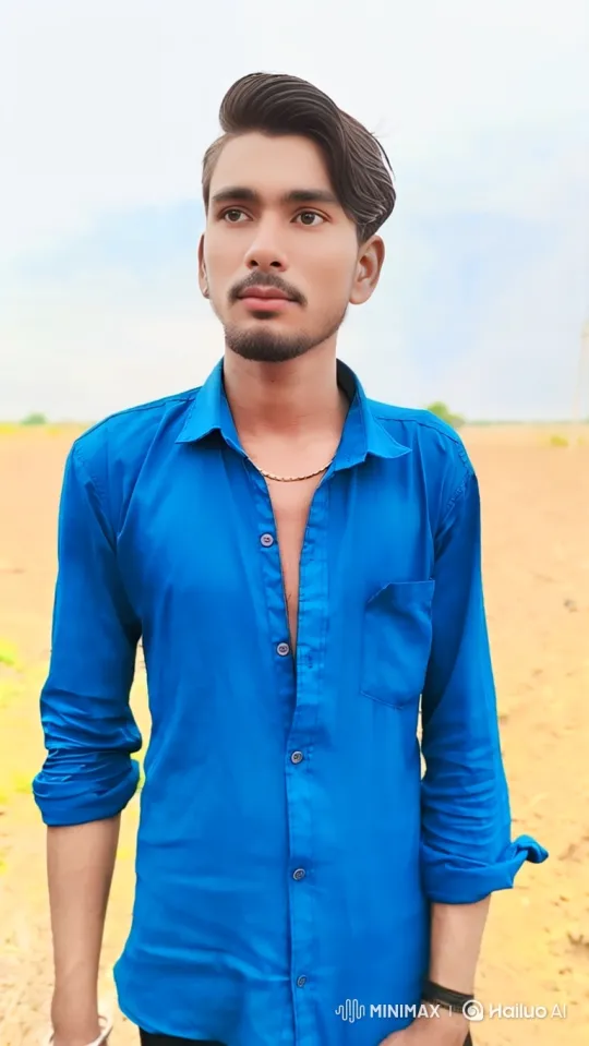 Young Man in Open Field Reflects Calmly – AI Generated Video | Hailuo AI