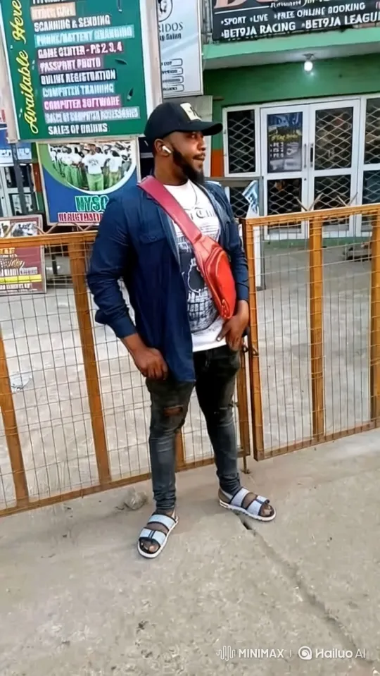 Man Stands Aside as Benz Glk350 Drives By – AI Generated Video | Hailuo AI