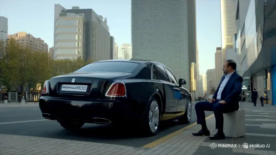Narendra Modi Greets Confident Man Amidst Rolls Royce Arrival – AI Generated Video | Hailuo AI