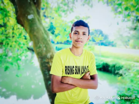Two Youths Share a Quiet Moment in a Golden-Hour Park – AI Generated Video | Hailuo AI