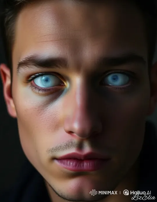 Blind Young Man Shares Emotional Journey Through Facial Expressions – AI Generated Video | Hailuo AI