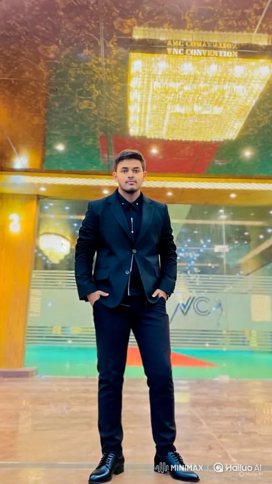 Young Man Meets Narendra Modi Impersonator at Convention Center – AI Generated Video | Hailuo AI