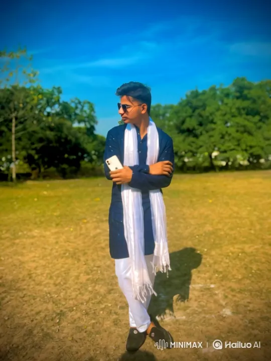 Young Man Meets Narendra Modi Lookalike in Field – AI Generated Video | Hailuo AI