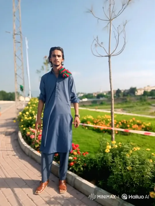 Romantic Encounter in Golden Hour Urban Park – AI Generated Video | Hailuo AI