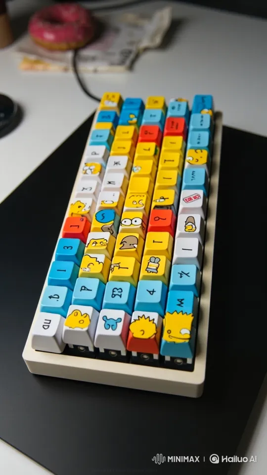 Homer Simpson's Custom Simpsons Keyboard Review – AI Generated Video | Hailuo AI