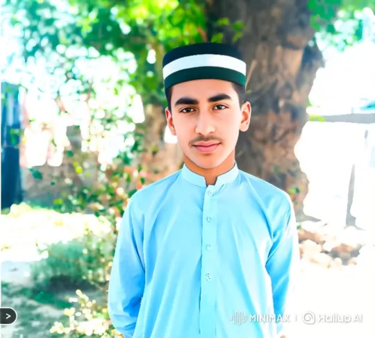 Young Man in Striped Hat Sits Down Outside – AI Generated Video | Hailuo AI