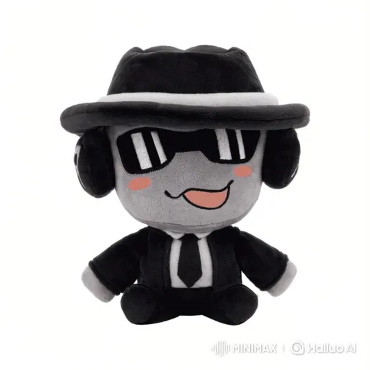 Plush Toy Celebrates Winning Roll on Animated Sidewalk – AI Generated Video | Hailuo AI