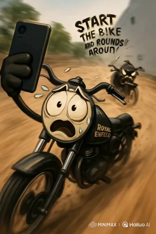 Starting the Bike and Taking a Ride – AI Generated Video | Hailuo AI