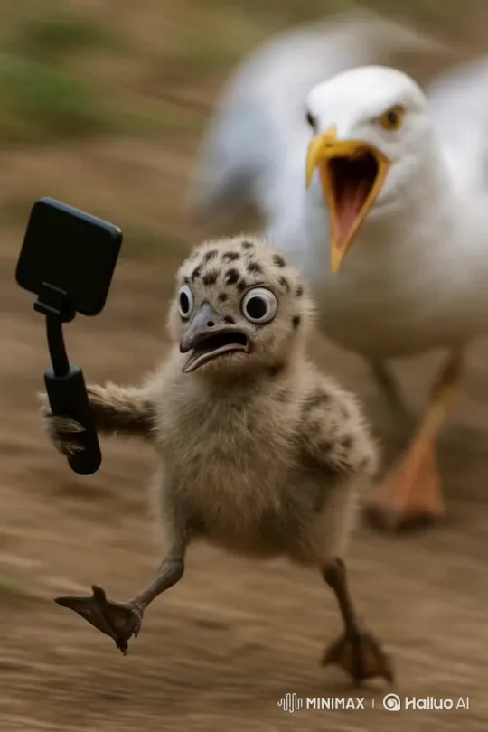 Heroic Acts of a Mother Seagull – AI Generated Video | Hailuo AI