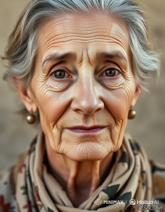 Elderly Woman Reflects on Life with Wisdom and Serenity – AI Generated Video | Hailuo AI