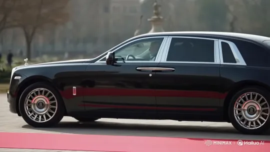 Prime Minister Narendra Modi Arrives in Rolls-Royce for Official Handshake – AI Generated Video | Hailuo AI