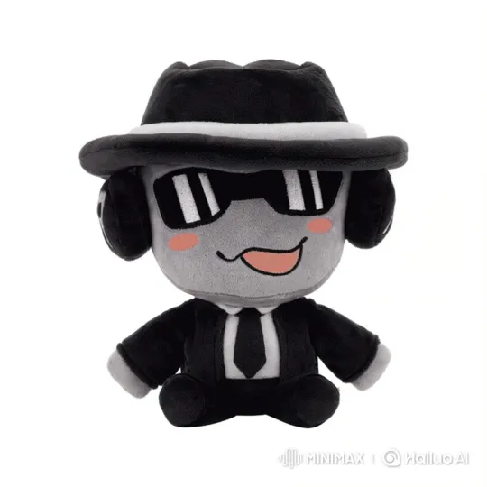 Plush Toy Agent Bumps and Tags Noob Character – AI Generated Video | Hailuo AI