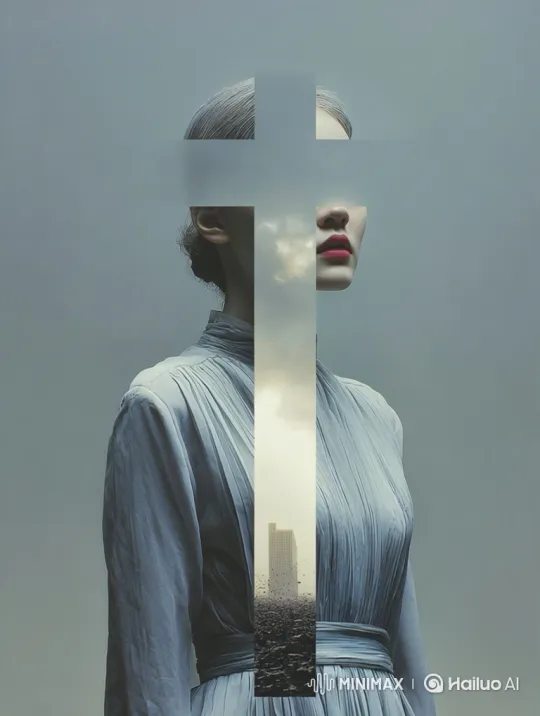 Surreal Portrait Illuminated by Evolving Light – AI Generated Video | Hailuo AI