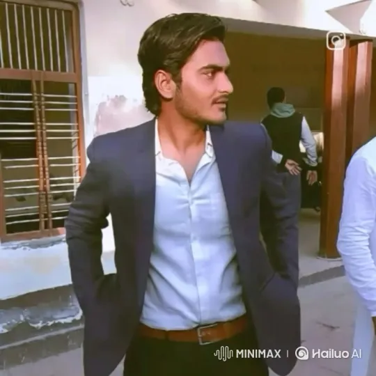 Young Man Meets Man Resembling PM Modi in Courtyard – AI Generated Video | Hailuo AI