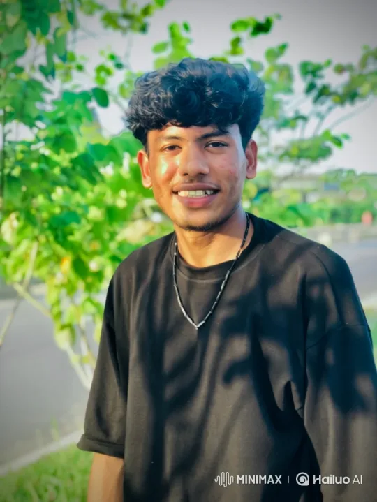 Young Couple's Serene Connection in Golden Hour Park – AI Generated Video | Hailuo AI