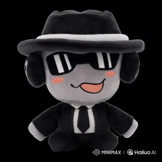 Plush Toy Enjoys Pool and Trampoline Play – AI Generated Video | Hailuo AI