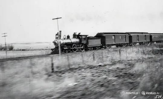 Vintage Steam Train Journey with Dynamic Camera Movement – AI Generated Video | Hailuo AI