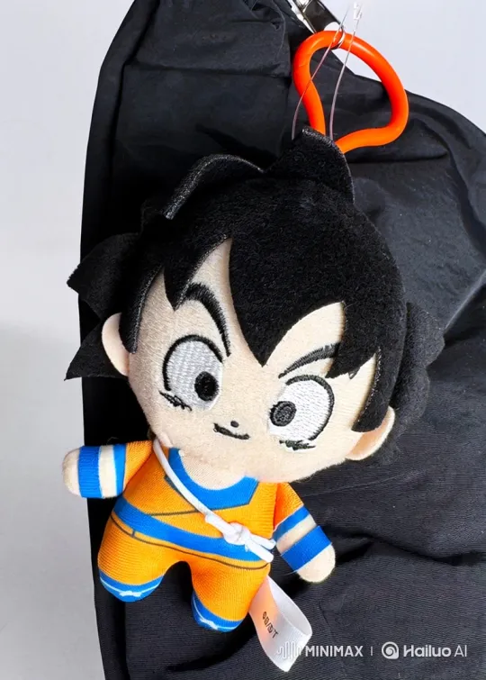 Plush Keychain Dances in Delight at Feast – AI Generated Video | Hailuo AI