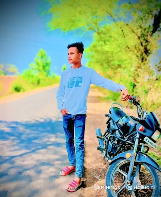 Young Man Reflects on a Rural Road in Gentle Breeze – AI Generated Video | Hailuo AI