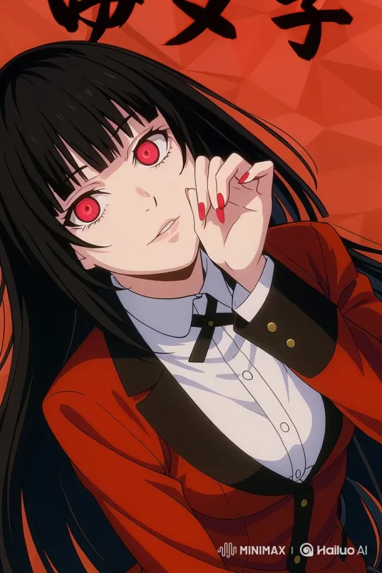 Anime Character Unbuttons Blazer with Intense Gaze – AI Generated Video | Hailuo AI